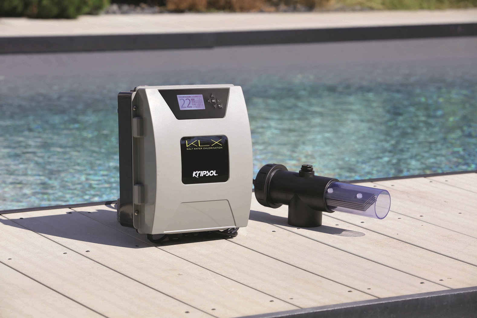 chlorator soli klx, elektrolizer soli basenu, sól w basenie