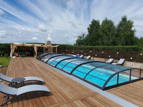 Zadaszenie basenowe SMART 10,83 x 6,00 x 1,10 poliwęglan lity