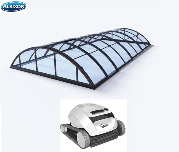 Zadaszenie Klasik Clear B 8,60 x 4,29 x 1,30 ALBIXON